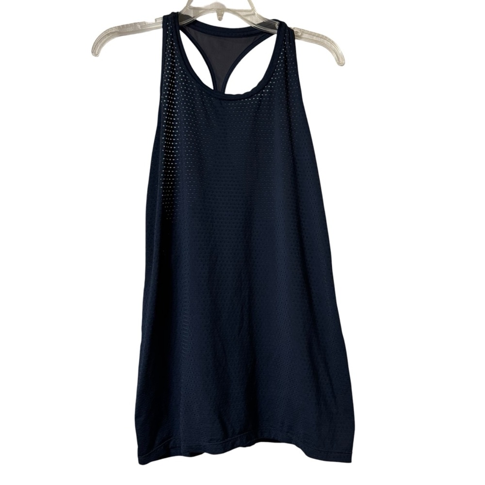 Athleta A Game Perforated Racer Back Tank Top Size Medium